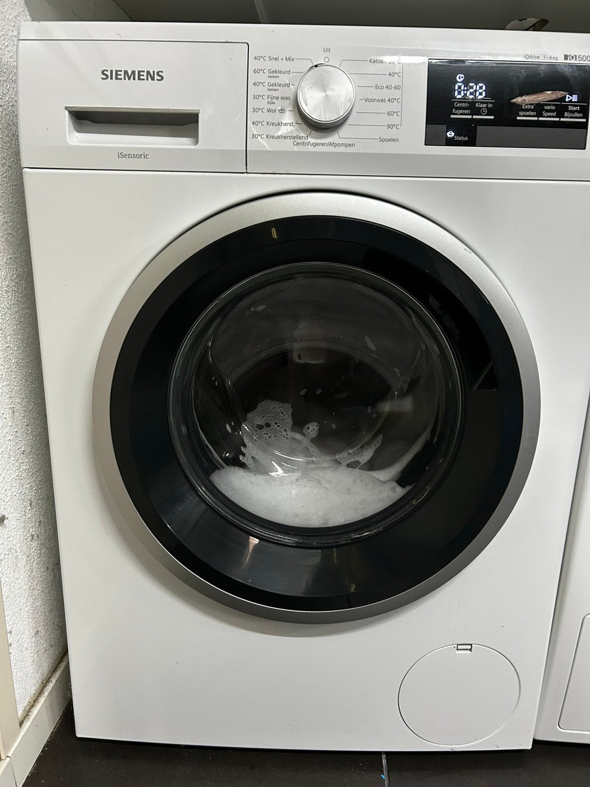 Siemens wasmachine, Witgoed en Apparatuur, Ophalen, 1200 tot 1600 toeren, Gebruikt, 8 tot 10 kg