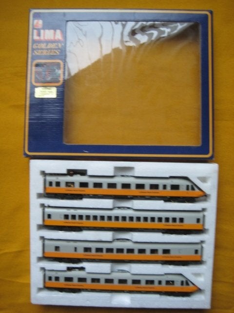 Lufthansa treinstel set Lima 149747 H0 HO, Hobby en Vrije tijd, Treinset, Gelijkstroom, Ophalen of Verzenden, Zo goed als nieuw