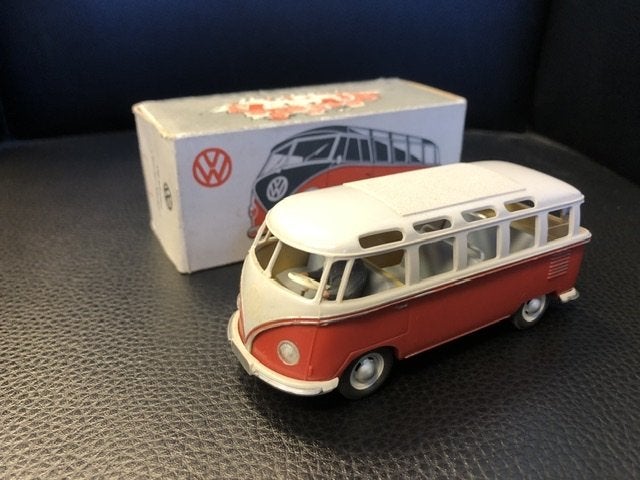 VW T1 sambabus Wiking 1:40 origineel, Ophalen of Verzenden, Zo goed als nieuw, Auto, Overige merken