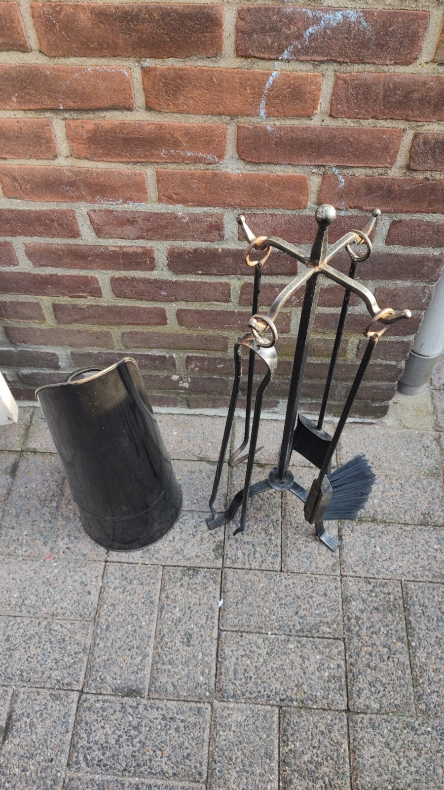 Te Koop, Huis en Inrichting, Haarden, Ophalen, Zo goed als nieuw, Vrijstaande haard, Houthaard