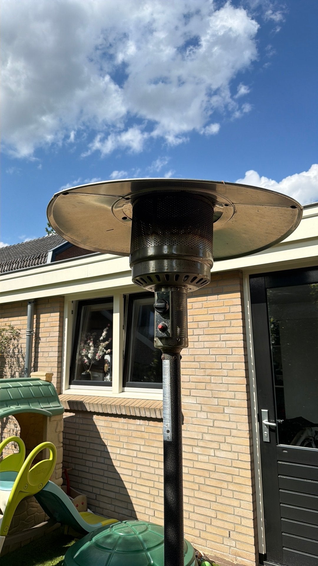Terras heater goedwerkend, Tuin en Terras, Ophalen, Zo goed als nieuw