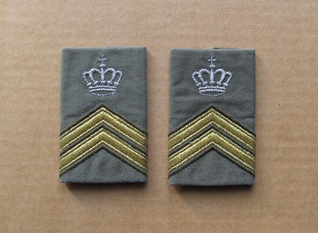 rangen trui  -  Sergeant Majoor Instructeur, Ophalen of Verzenden, Landmacht, Nederland, Embleem of Badge