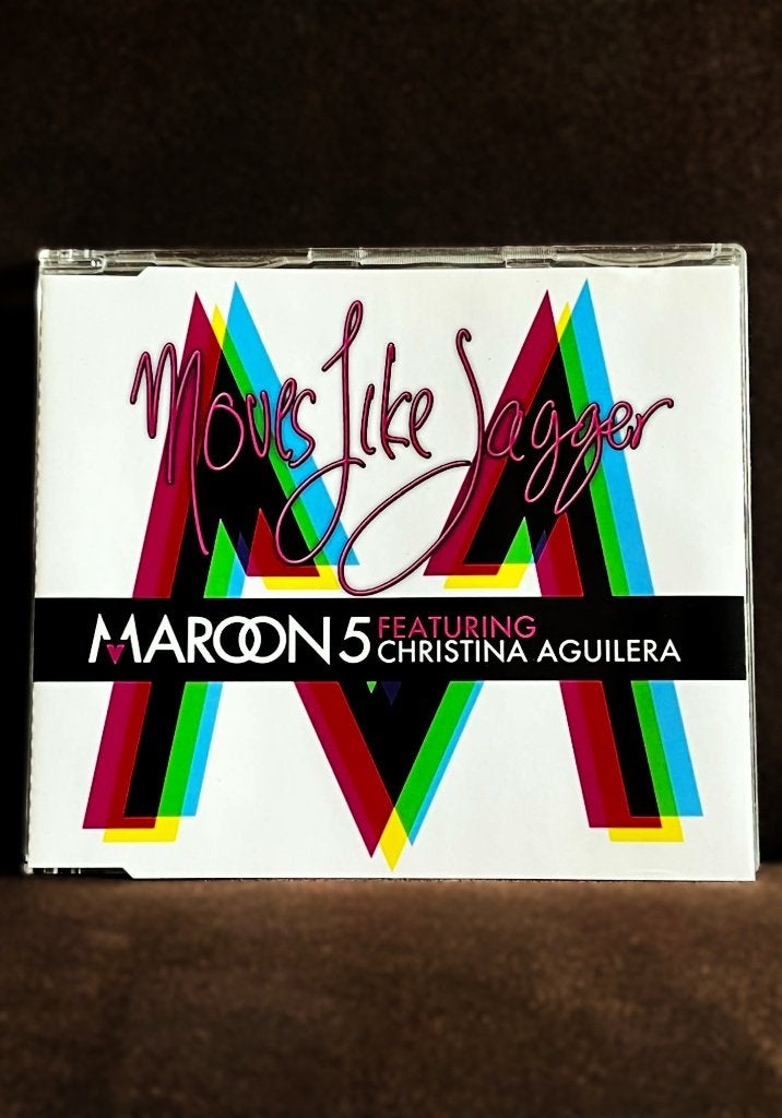 Maroon 5 Feat Christina Aguilera – Moves Like Jagger, Rock, Ophalen of Verzenden, Zo goed als nieuw, Single