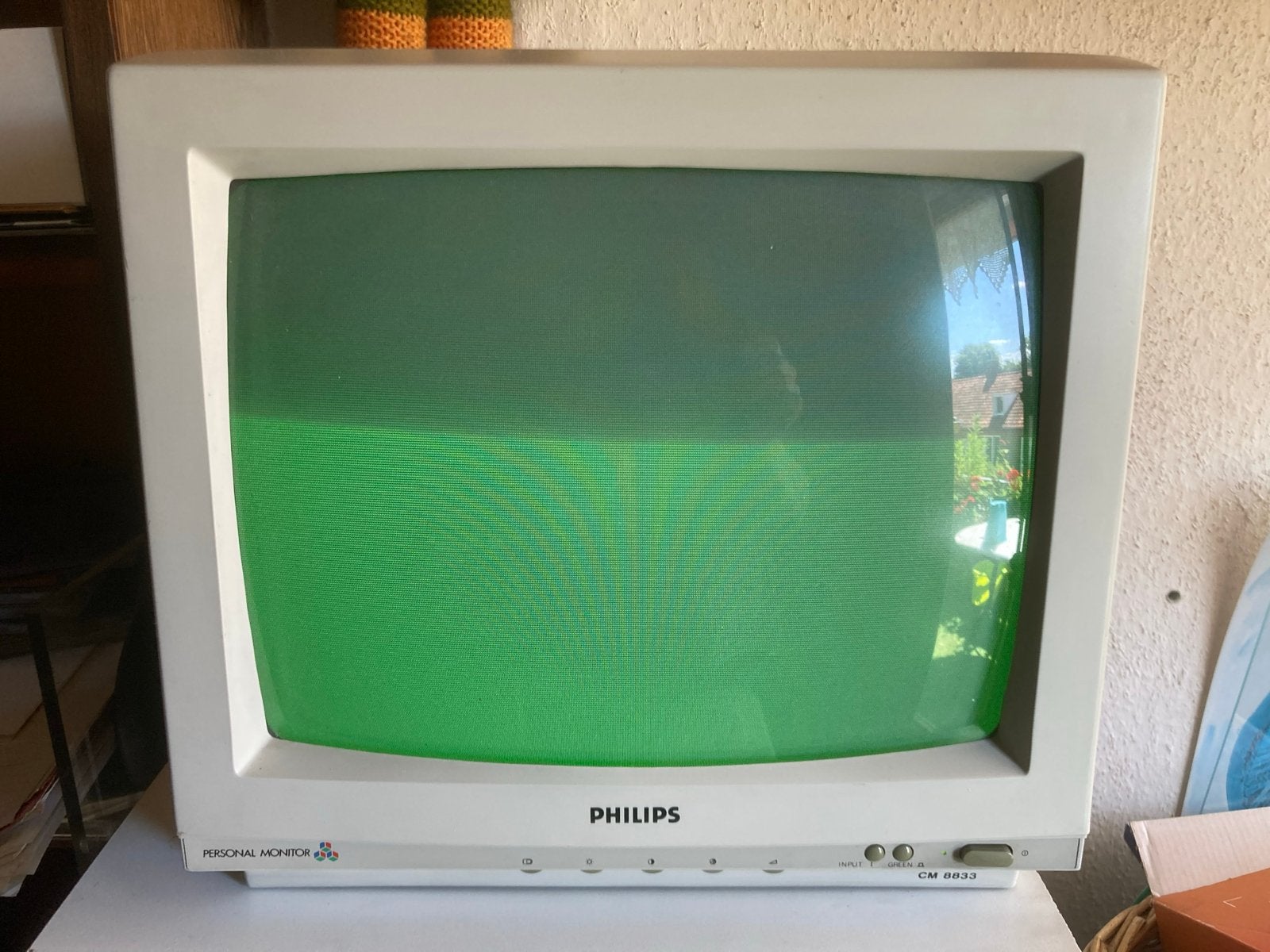 Philips CM 8833 Personal Monitor - Vintage Groen Scherm, Computers en Software, Monitoren, Ophalen, Gebruikt, Overige typen, Onbekend