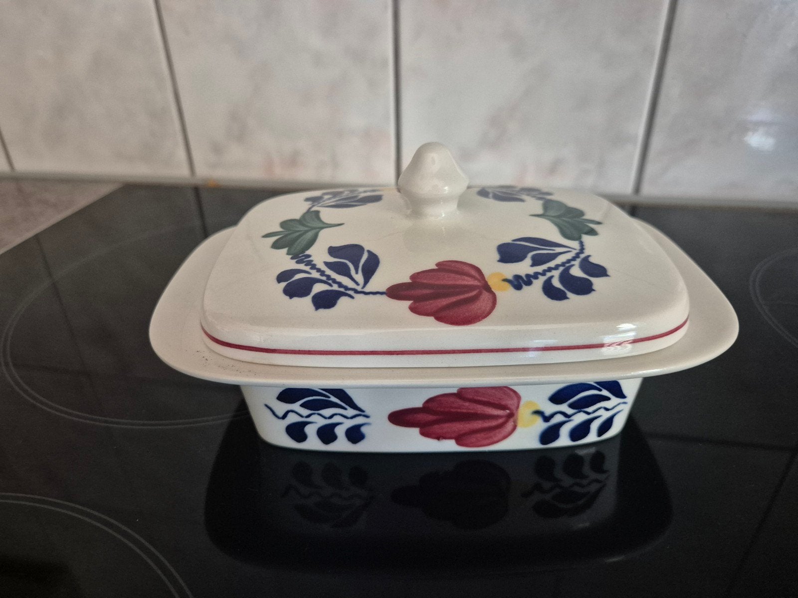 Boeren bont botervloot, Overige typen, Ophalen of Verzenden, Zo goed als nieuw, Overige stijlen