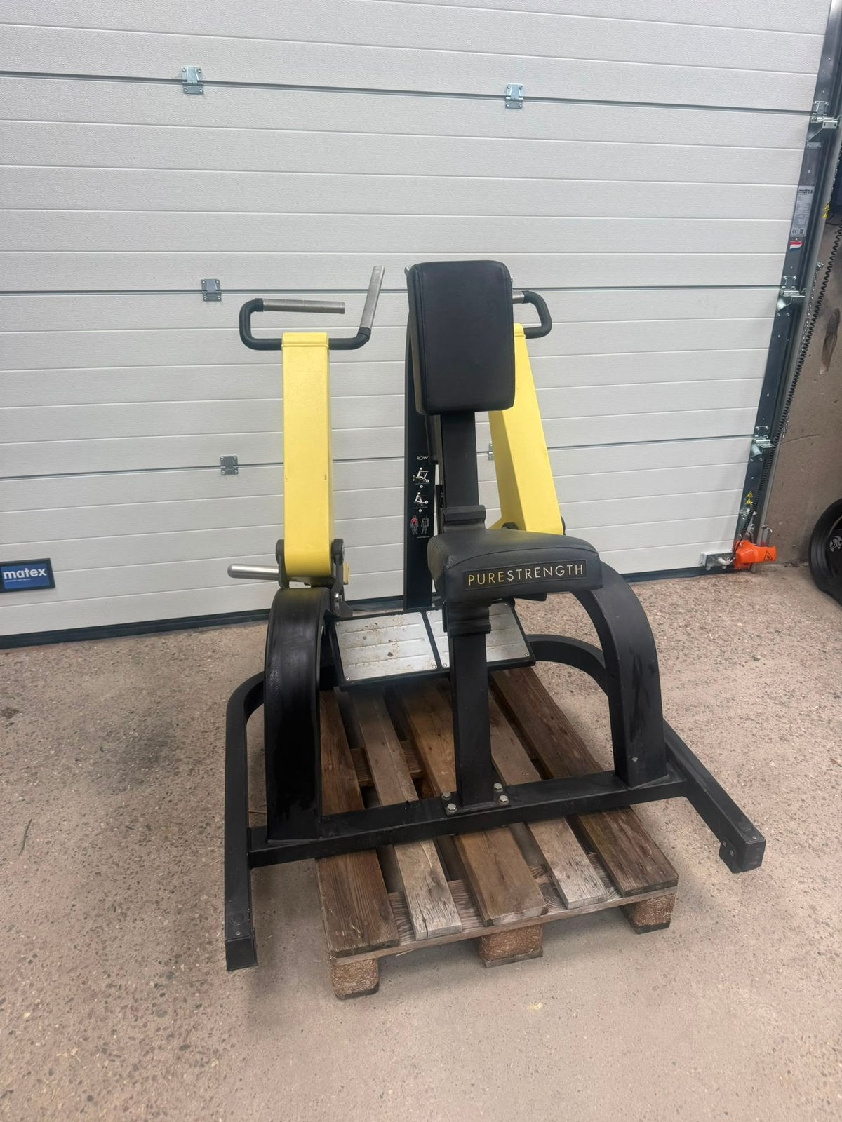 Technogym pure strength row/ seated row/ plate loaded, Ophalen, Gebruikt, Overige typen, X