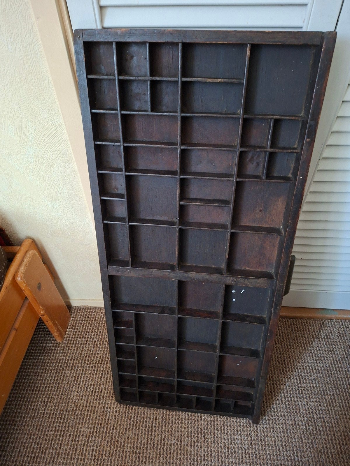 Antieke letterbak - Vintage opbergvakken, Antiek en Kunst, Ophalen
