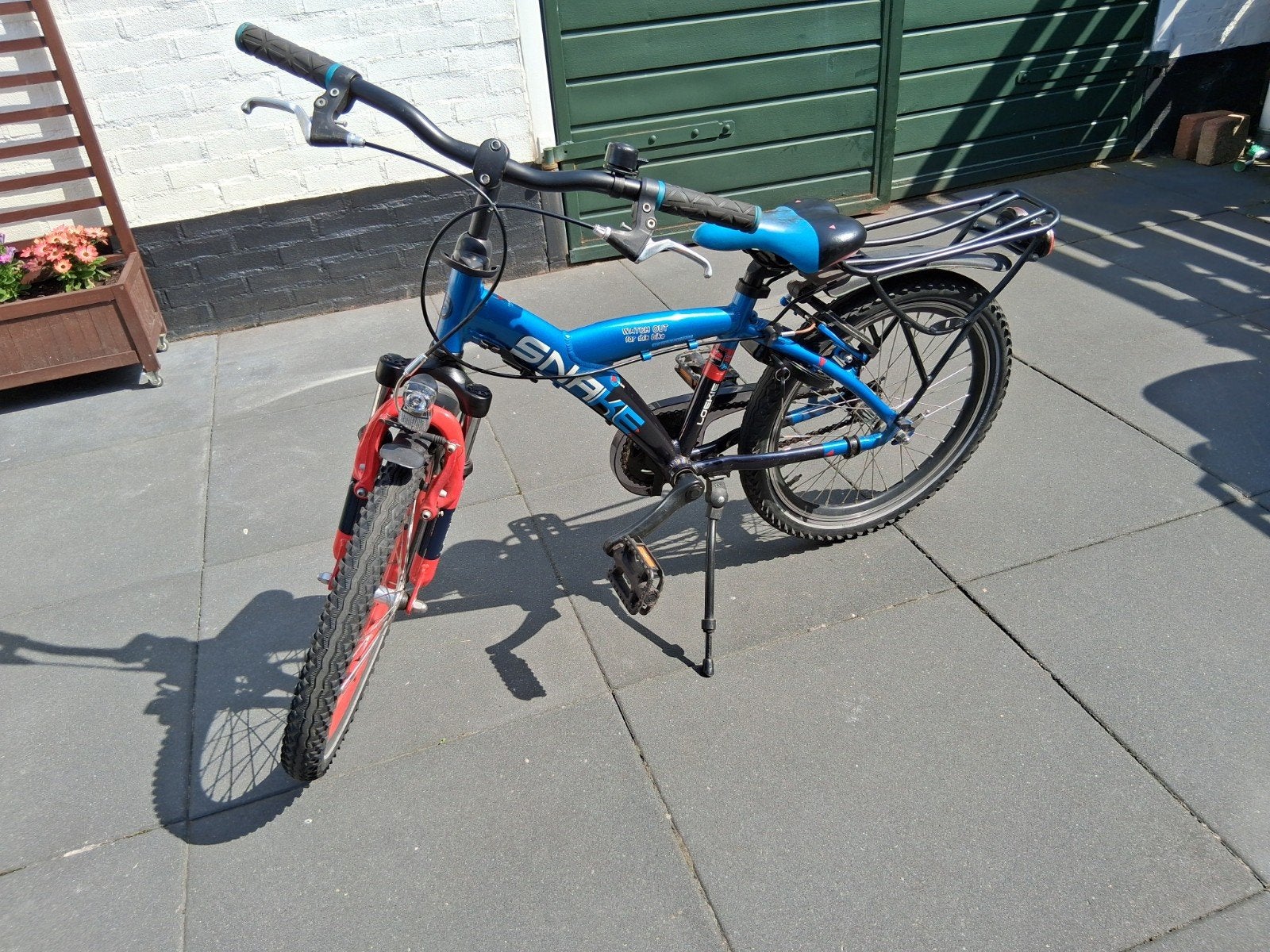 stoere loekie snake 20inch jongensfiets, Ophalen, Terugtraprem, Gebruikt, Batavus Snake Alpina Trial Yabber cube bulls loekie sparta