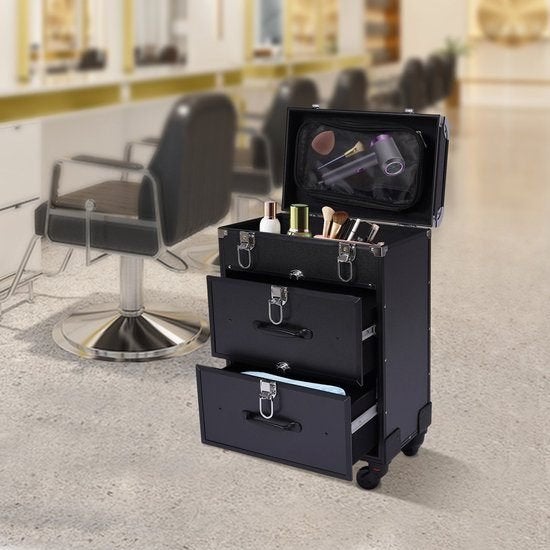 Rolling Make-up Koffer – Make-up Trolley – Beauty Organizer, Corvance B.V., Verzenden, Nieuw, Corvancebol@gmail.com