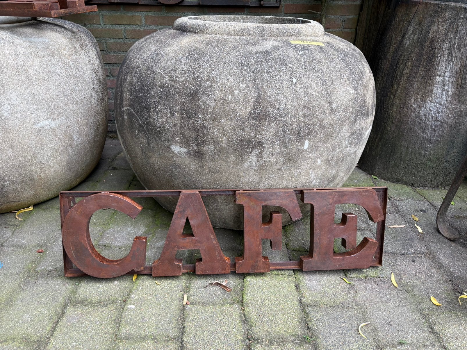 Industriële roest letters CAFE, Nieuw, Ophalen of Verzenden, Nvt, Nvt