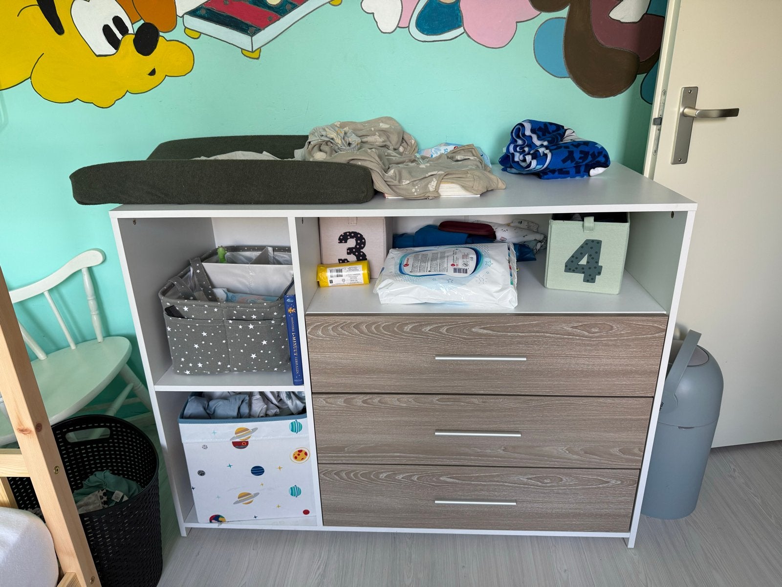 Commode van Lars met 3 lades en handige extra vakken, Ophalen, Gebruikt, 50 tot 70 cm, 100 cm of meer