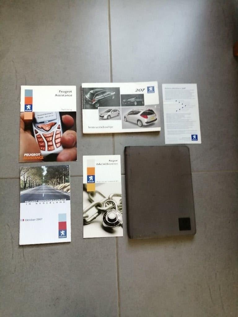 Compleet mapje boekjes PEUGEOT 207   2006/2012, Auto diversen, Handleidingen en Instructieboekjes, Ophalen of Verzenden