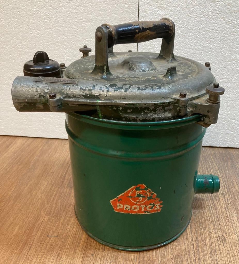 Vintage Siemens-Schuckert stofzuiger (niet werkend), Witgoed en Apparatuur, Stofzuigers, Ophalen, Niet werkend, Stofzak
