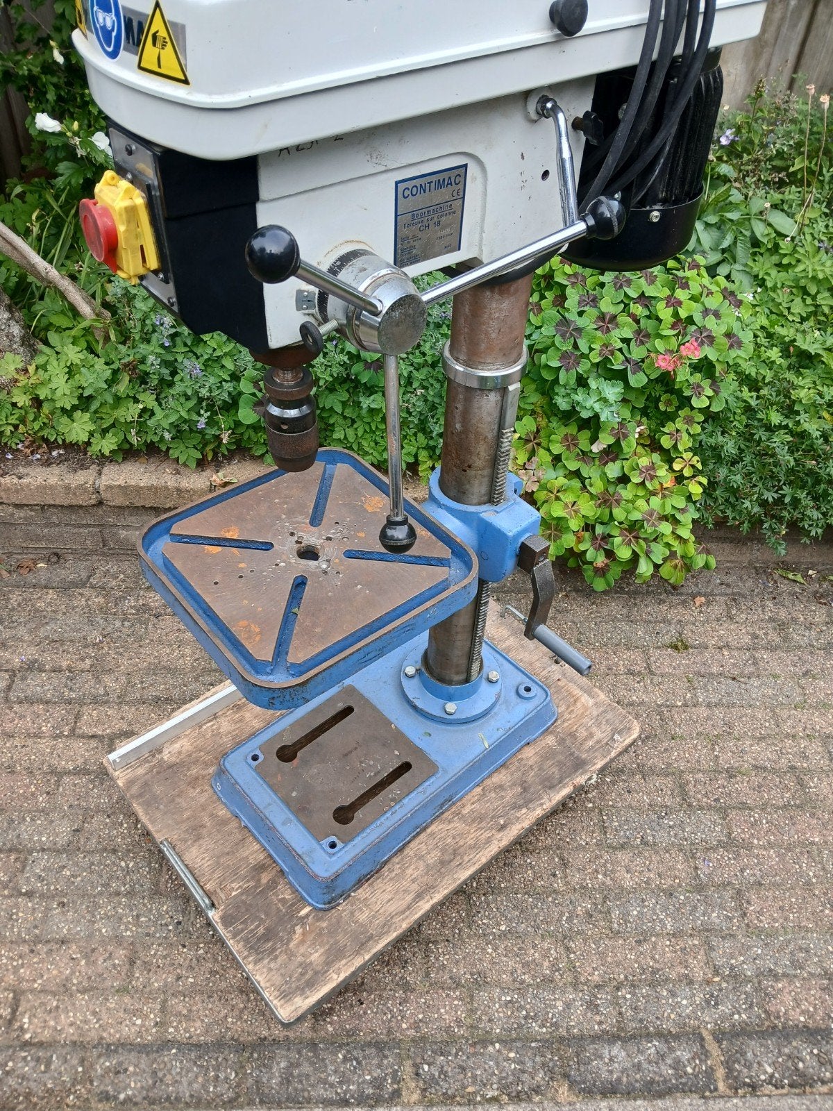 contimac ch18 tafel boorkolom 220v, Ophalen