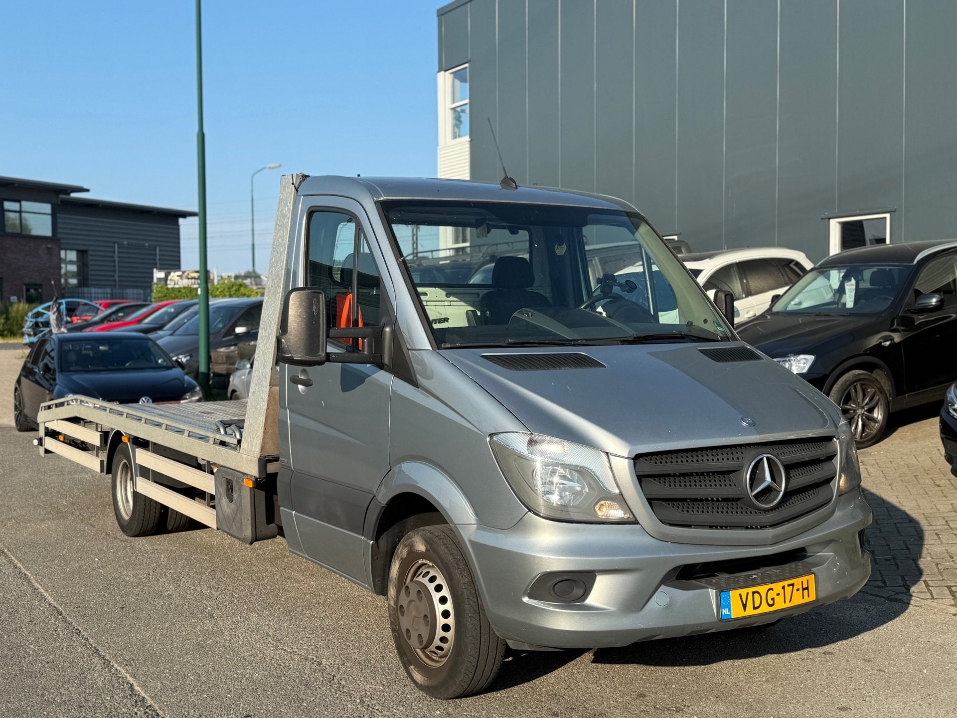 Mercedes-Benz Sprinter 313 2.2 CDI 432 oprijwagen auto ambul, Euro 5, Achterwielaandrijving, Gebruikt, 129 pk