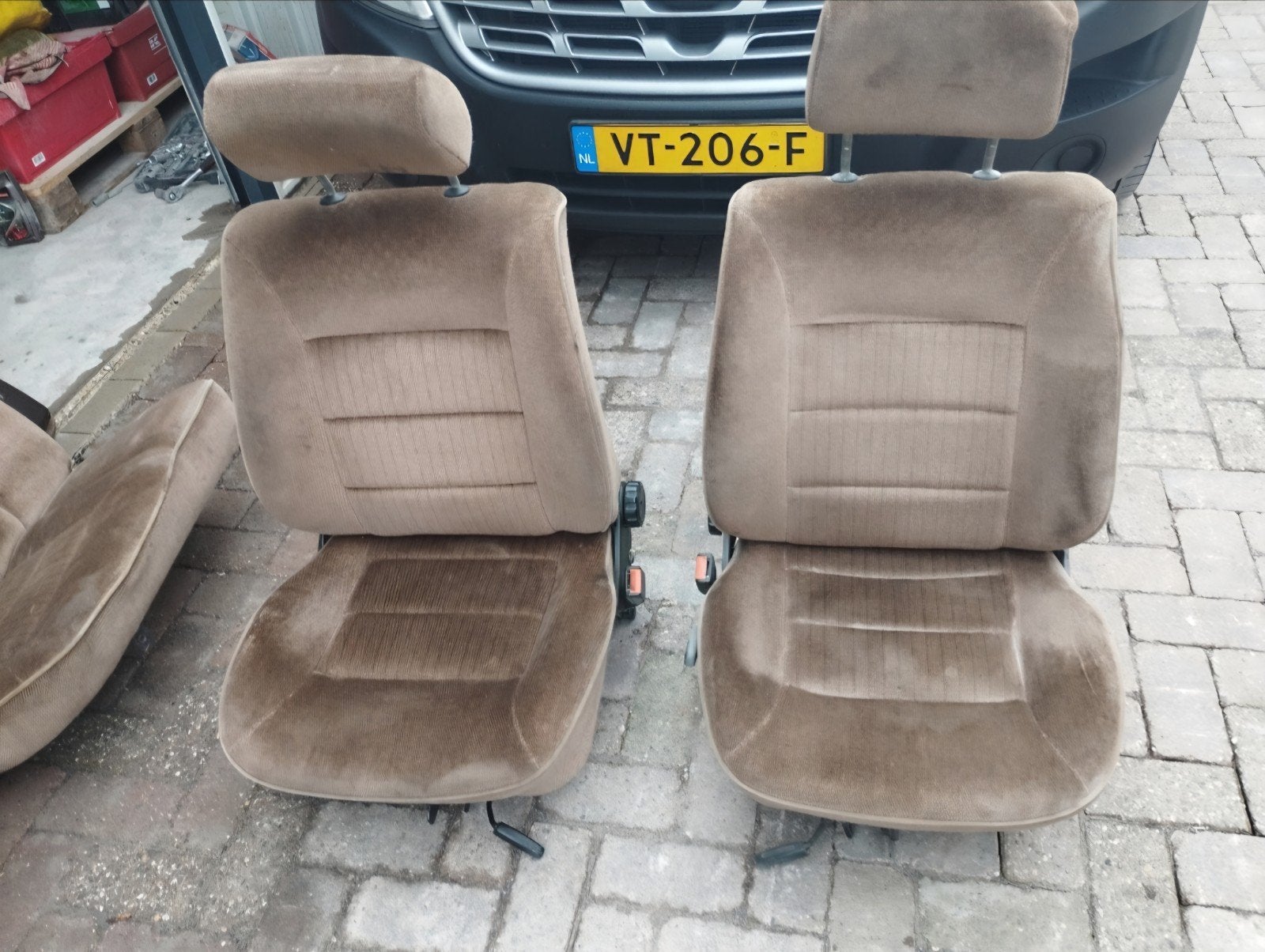 Bruin Velours interieur Golf 2 Carat, Ophalen, Gebruikt, Volkswagen