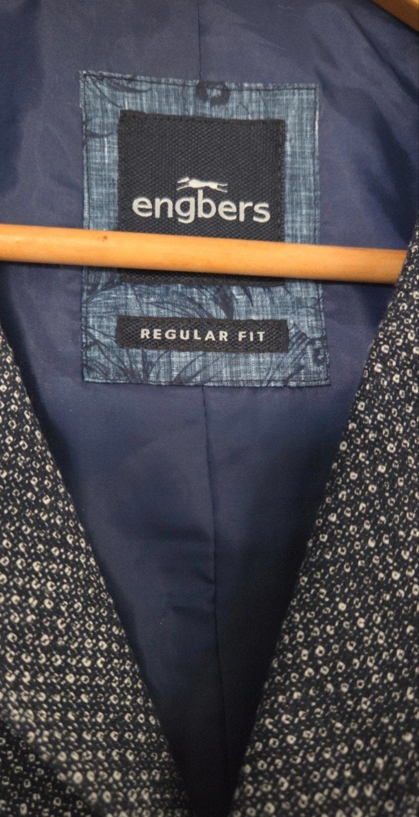 Engbers Saphirblauw Regular Fit Vest Maat 50, Nieuw, Engbers, Verzenden, Maat 48/50 (M)