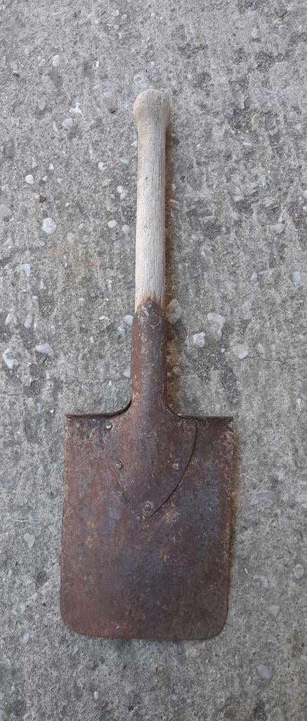 Duitse spade, schep zonder houder. Met logo., Verzamelen, Ophalen of Verzenden, Landmacht