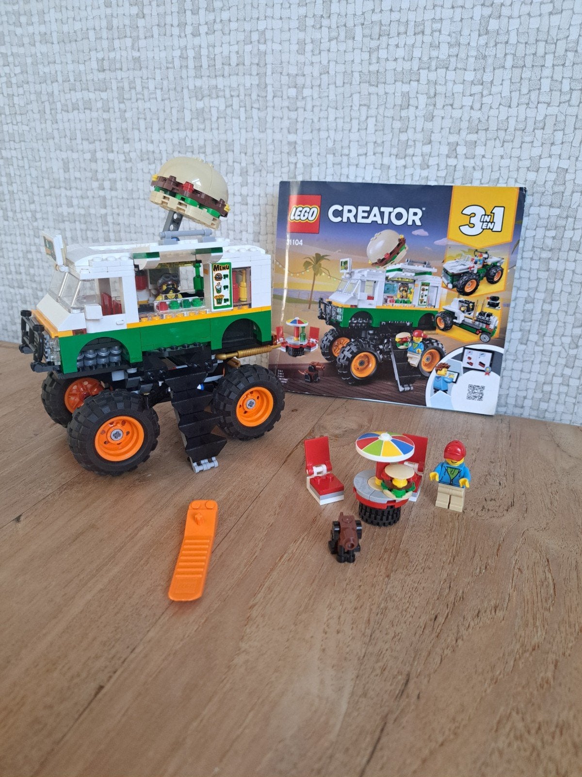 Lego 31104 foodtruck, Ophalen, Compleet, Lego, Zo goed als nieuw