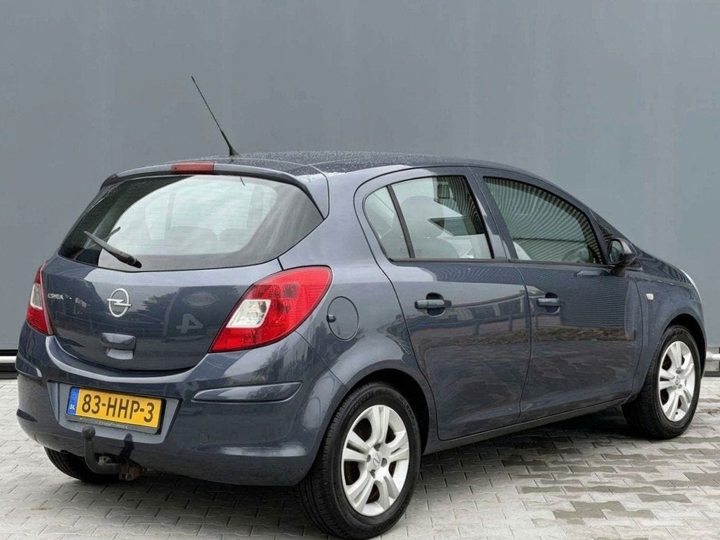 Opel Corsa BWJ 11-2008 | 1.2-16V 81PK Enjoy | TREKHAAK | AIR, Auto's, Voorwielaandrijving, Stof, Gebruikt, Zwart