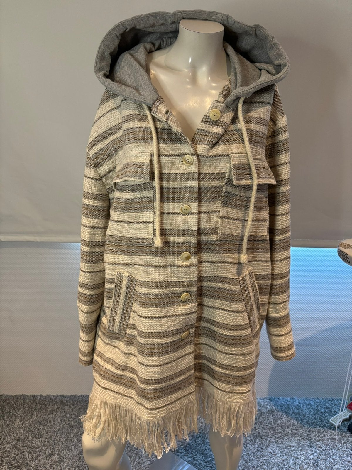 Twinset casual vest met franjes maat 40, Kleding | Dames, Jassen | Winter, Maat 38/40 (M), ., Ophalen of Verzenden, Zo goed als nieuw