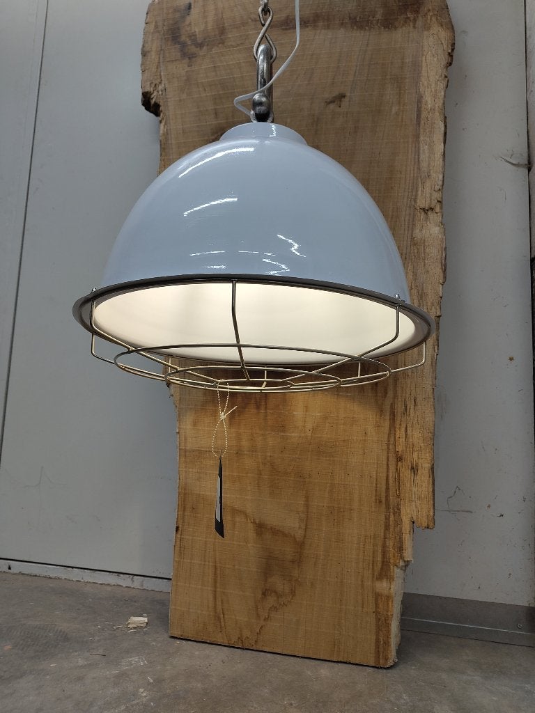 Figaro Collectione hanglamp wit 52cm, Industrieel, stoer, metaal, Zo goed als nieuw, Metaal, E27 (groot)