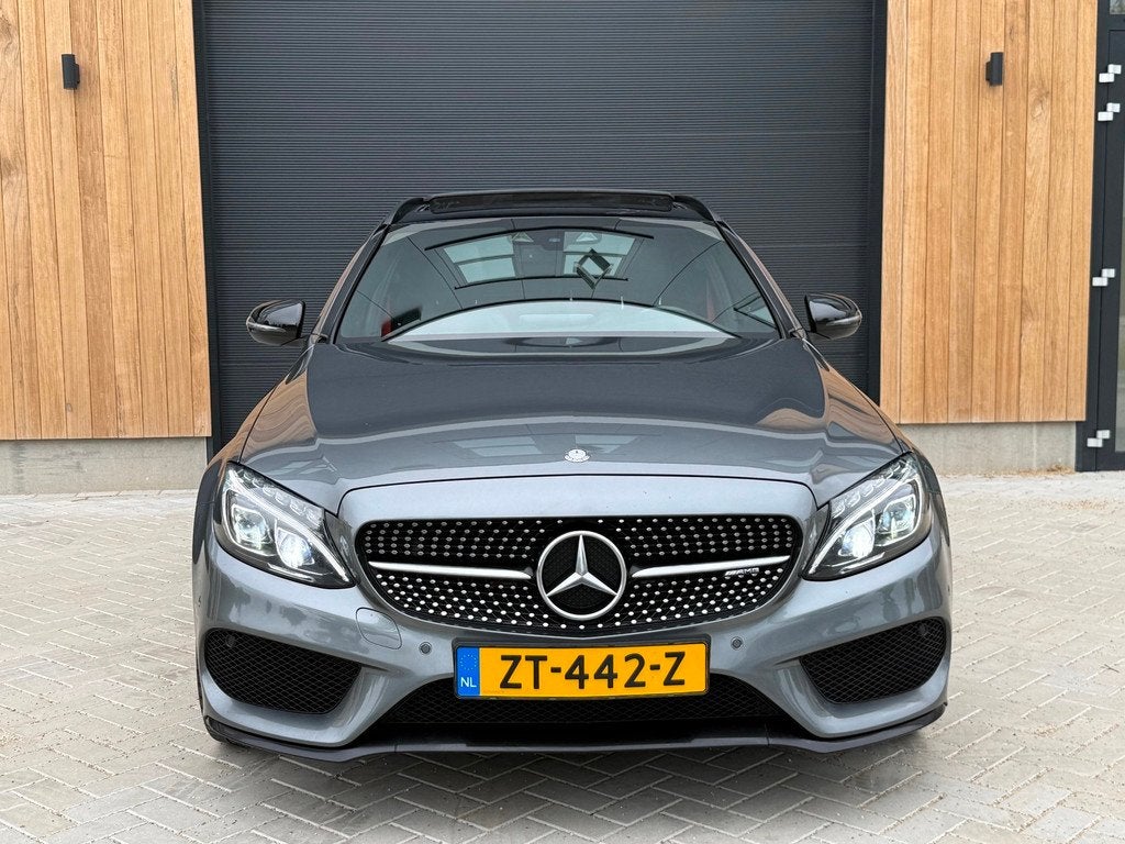 Mercedes-Benz C-klasse Estate AMG C43 4MATIC (bj 2017) PANO|, Auto's, Mercedes-Benz, Automaat, 367 pk, 2996 cc, Leder