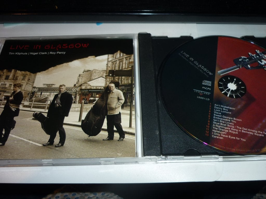 Live in Glasgow - Tim Kliphuis, Nigel Clark & Roy Percy CD, Jazz-fusion, Verzenden, Inclusief doosje, Zo goed als nieuw