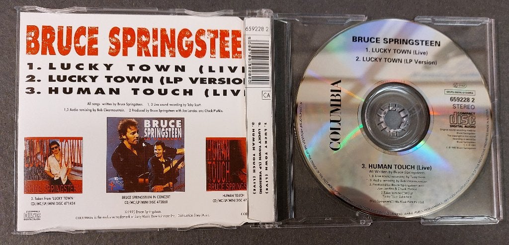 Bruce Springsteen CD-SINGLE Lucky Town LIVE NIEUW 1993, Verzenden, Nieuw in verpakking, Pop