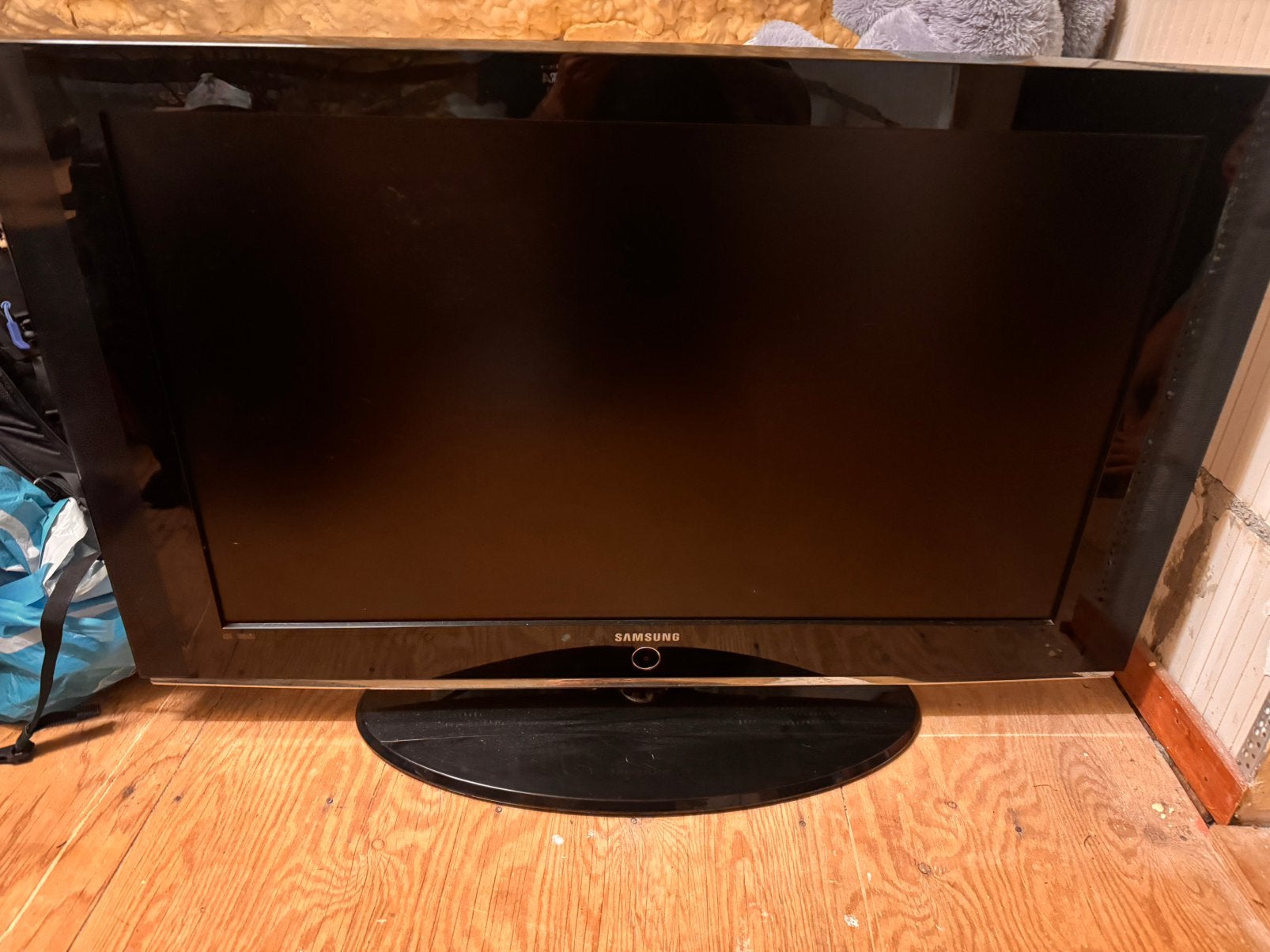 37inch lcd tv Samsung, Ophalen, 50 Hz, Zo goed als nieuw, Samsung