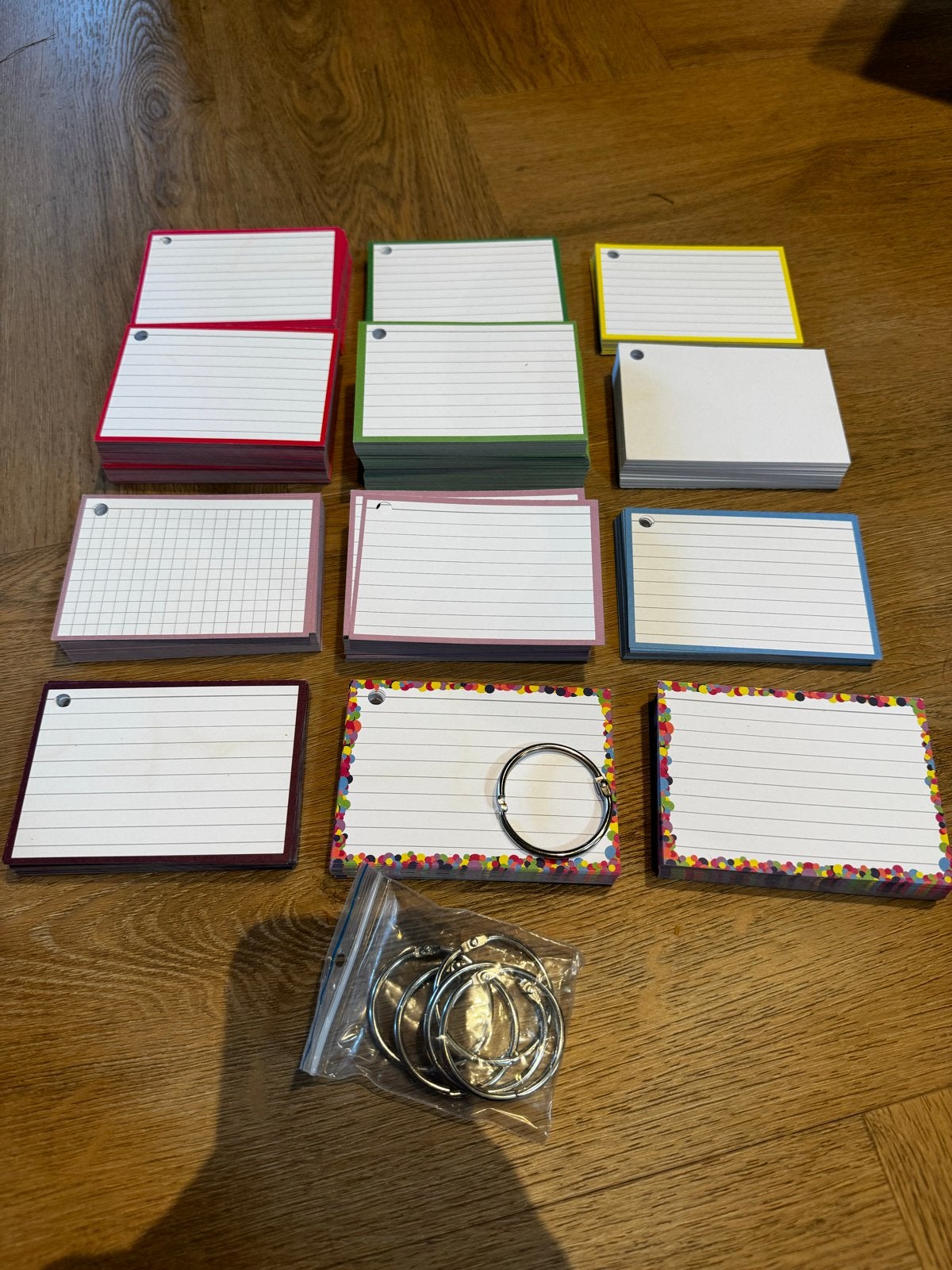 Stapel >500 flashcards / leerkaarten - handig voor leren, Ophalen of Verzenden, Nieuw
