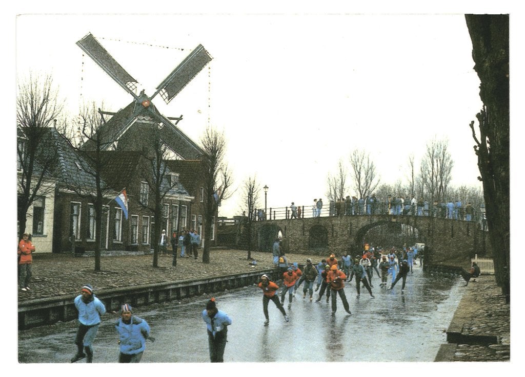 972529	Sloten	1985 Elfstedentocht	Schaatsen	Onbeschreven, Ophalen of Verzenden, 1980 tot heden, Ongelopen, Friesland