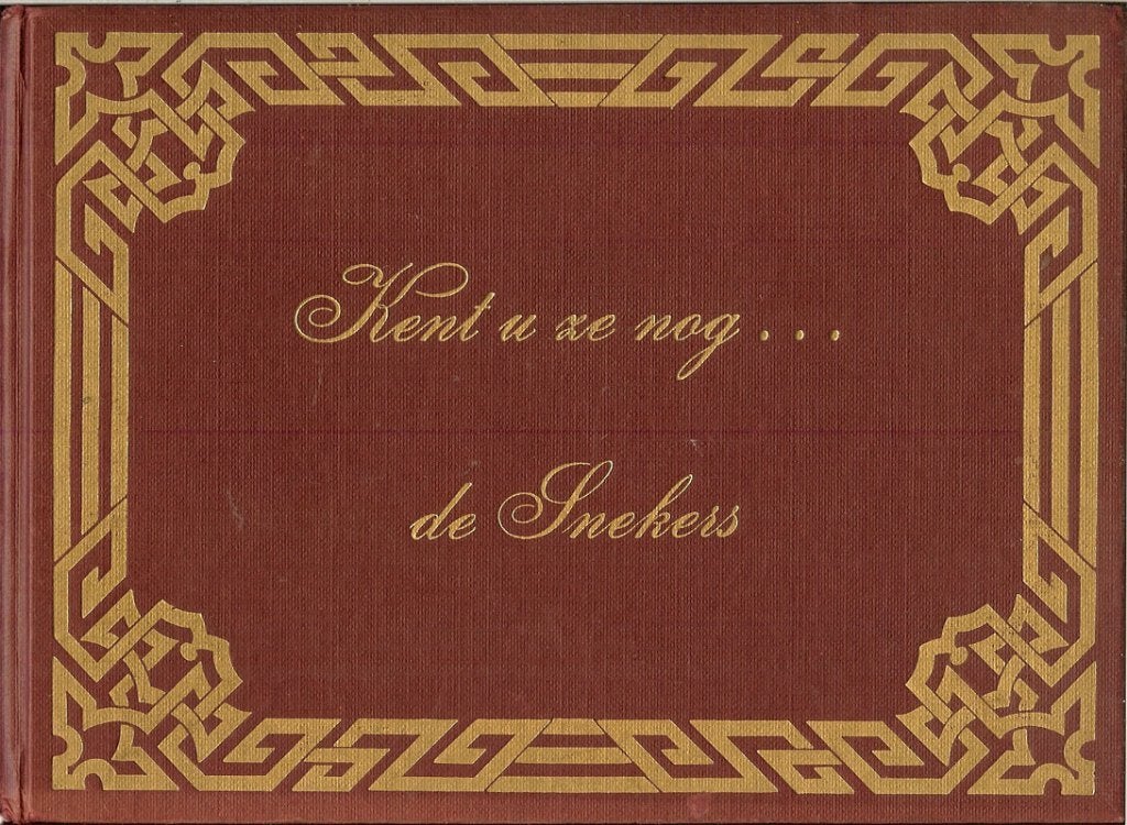 Kent u ze nog . de Snekers - Thomas. W. Zandstra - Europese, Boeken, Ophalen of Verzenden, Gelezen