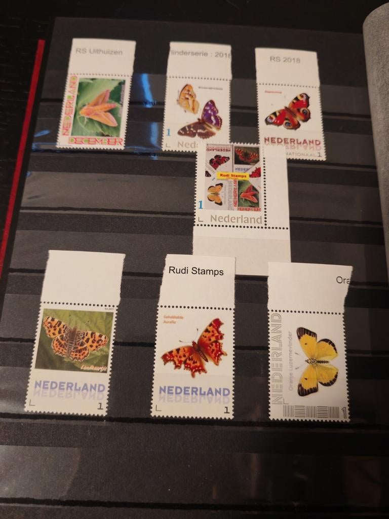Persoonlijke postzegels vlinders, Postzegels en Munten, Postzegels | Volle albums en Verzamelingen, Ophalen of Verzenden, Buitenland