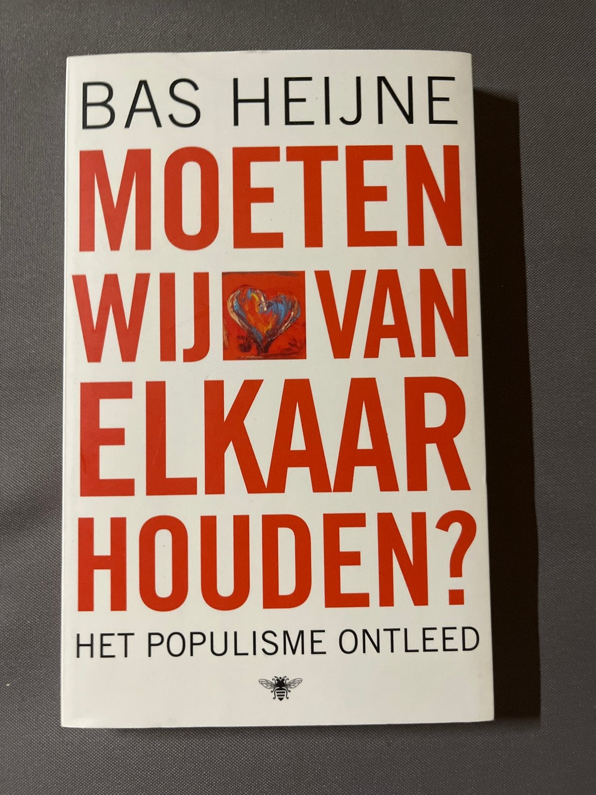 Moeten wij van elkaar houden? - Bas Heijne, Ophalen of Verzenden, Zo goed als nieuw, Nederland