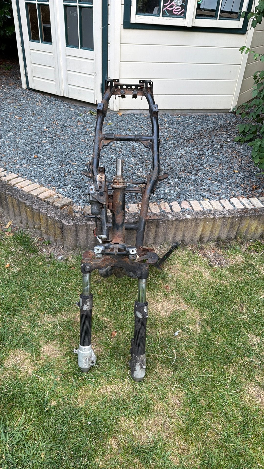 Aerox frame met voorvork en contactslot wok, Ophalen of Verzenden, Zo goed als nieuw, Frame, Yamaha