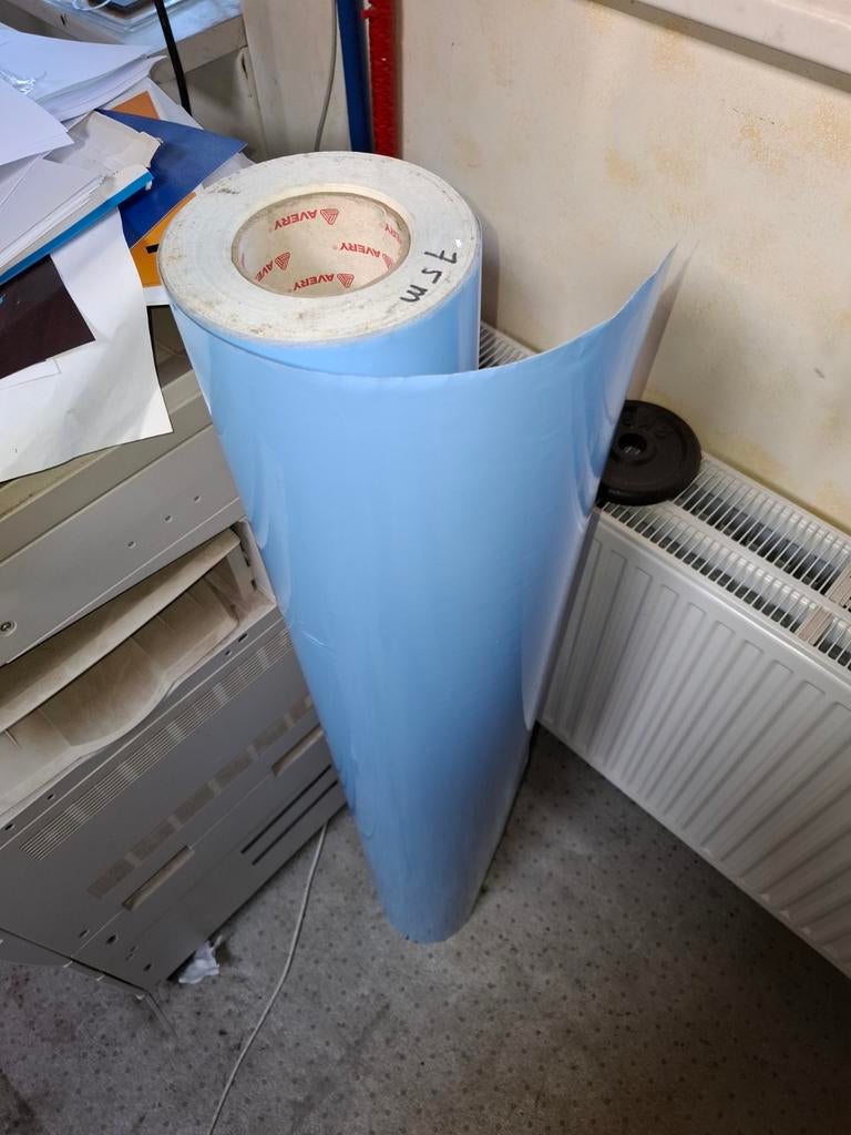 Avery Fascal 900 serie castfolie - Blauw (75mtr.x 1,2mtr.), Ophalen of Verzenden, Nieuw, Meerdere plaatjes