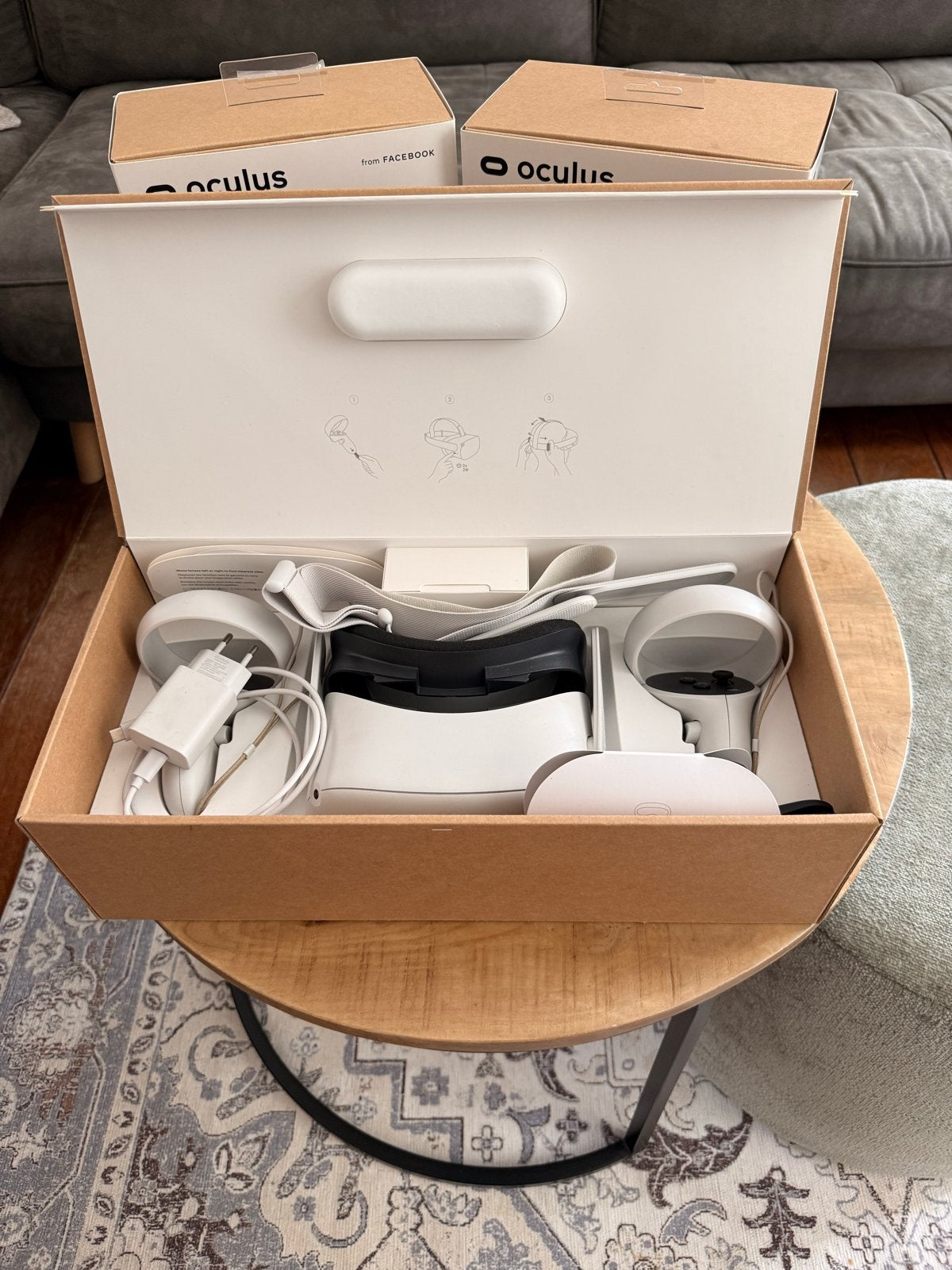 Meta Quest 2 VR-bril met Elite Strap en Elite Strap met batt, Ophalen, Zo goed als nieuw, VR-bril, Overige platformen