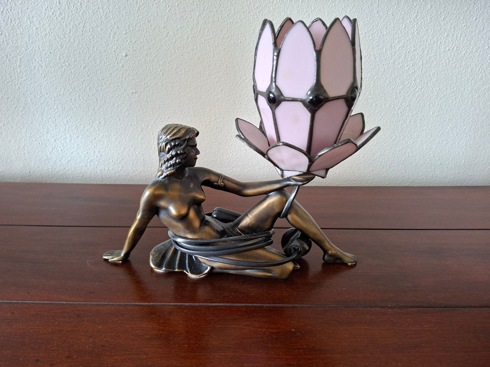Art Deco schemerlamp, Ophalen