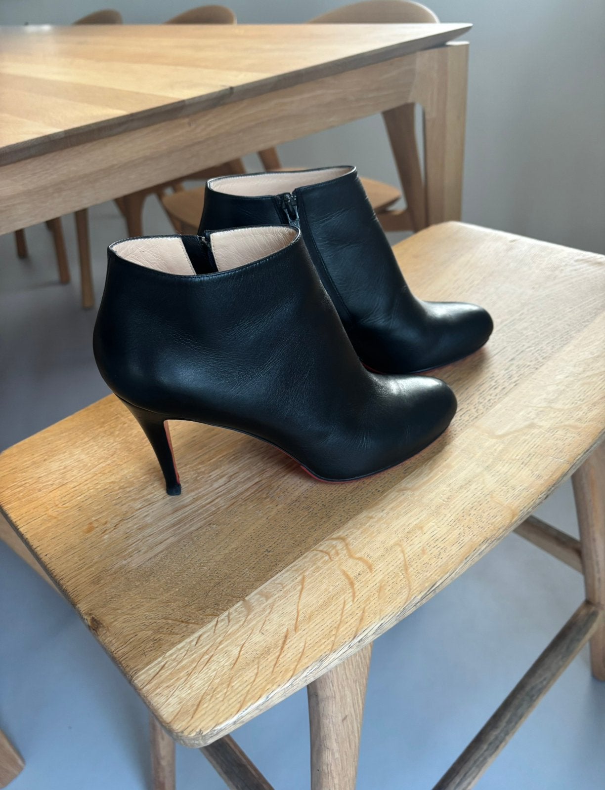 Christian louboutin belle ankle boots, Ophalen of Verzenden, Zo goed als nieuw, Zwart