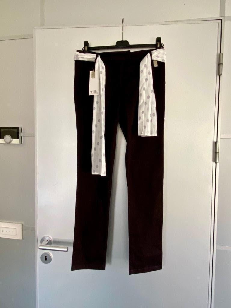 H344 Nieuw: Milla Amsterdam maat 36=S broek pantalon zwart, Zwart, Nieuw, Ophalen of Verzenden, Maat 36 (S)