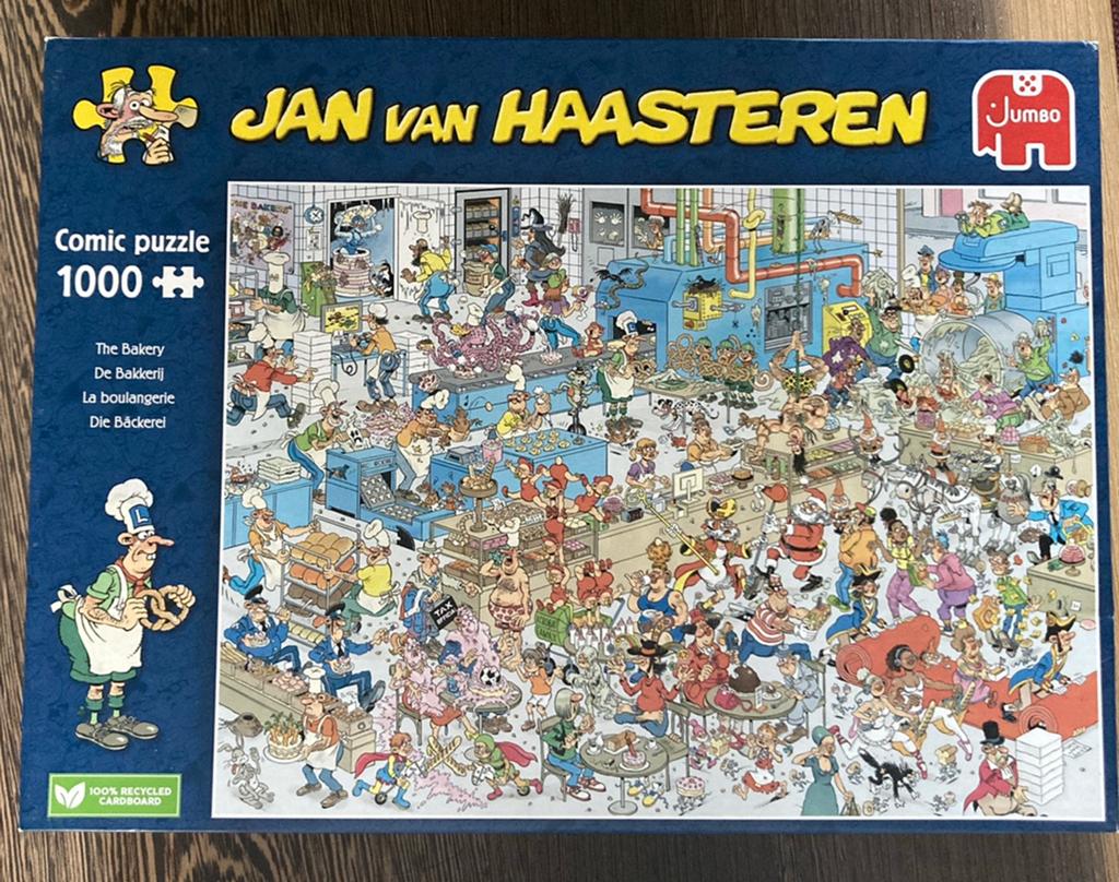 Jan van Haasteren, 1000, de bakkerij, Ophalen of Verzenden, 500 t/m 1500 stukjes, Zo goed als nieuw