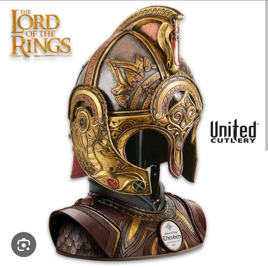 United cutlery helm of king theoden. New, sealed, Verzamelen, Lord of the Rings, Ophalen of Verzenden, Nieuw, Replica