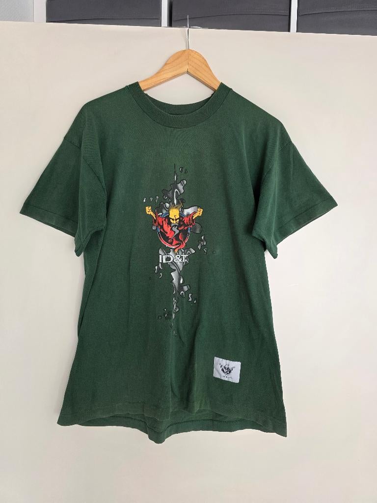 T-shirt "bubble" ID&T 1994 maat L, Kleding | Heren, Ophalen of Verzenden, Zo goed als nieuw, Maat 52/54 (L), Blauw
