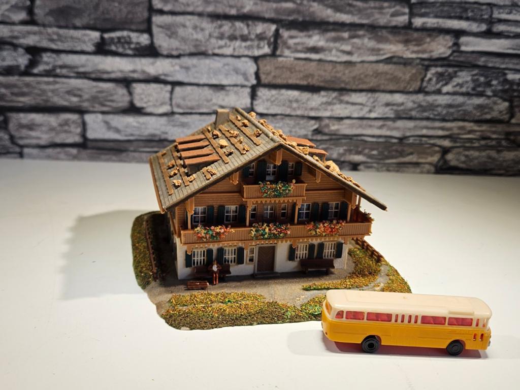 Alpenhuis bergwoning N spoor trein 1:160, Ophalen of Verzenden, Gebruikt, Overige merken