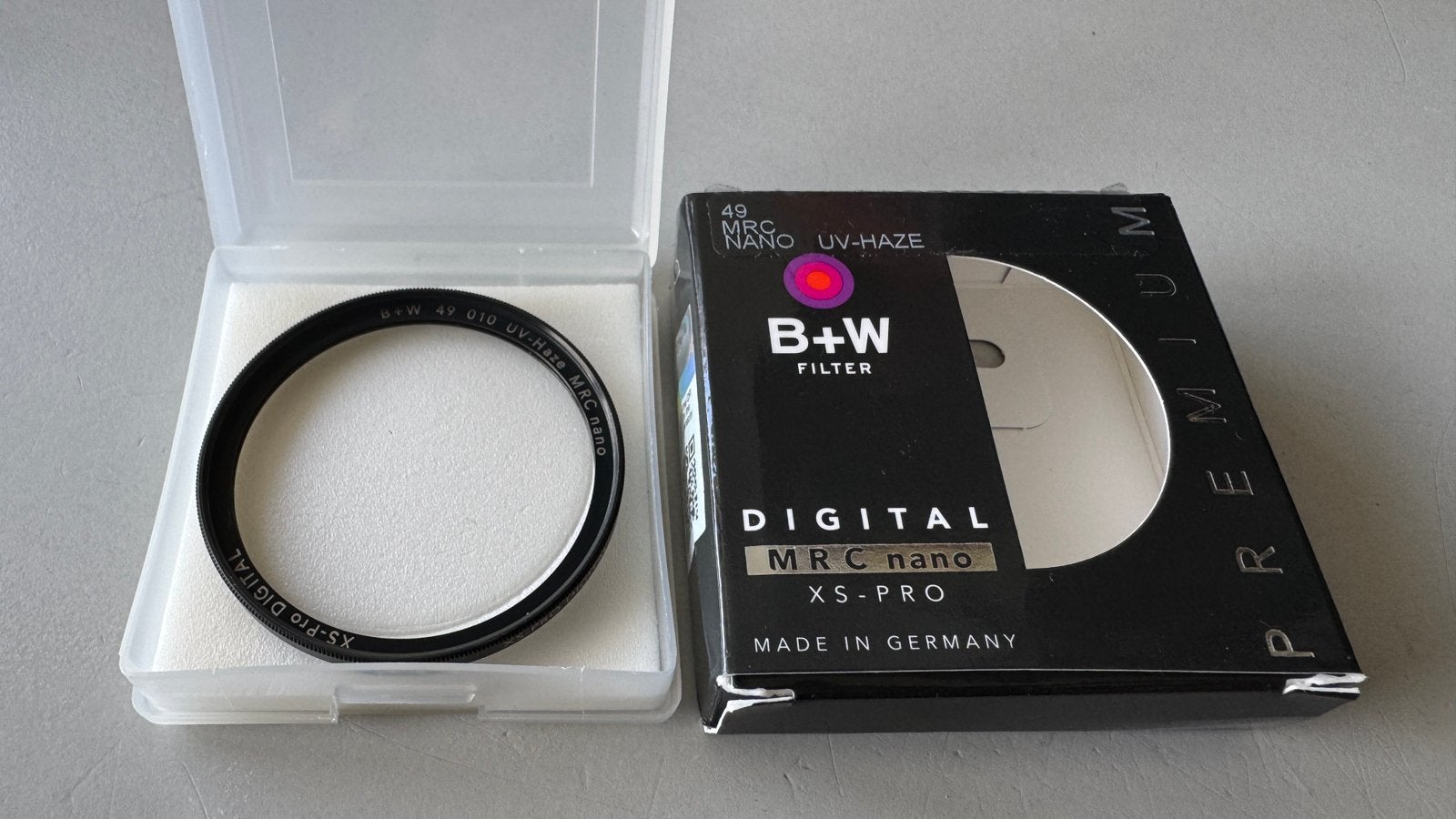 B+W Filter MRC Nano UV-Haze, Ophalen of Verzenden, Zo goed als nieuw, Minder dan 50 mm, UV-filter