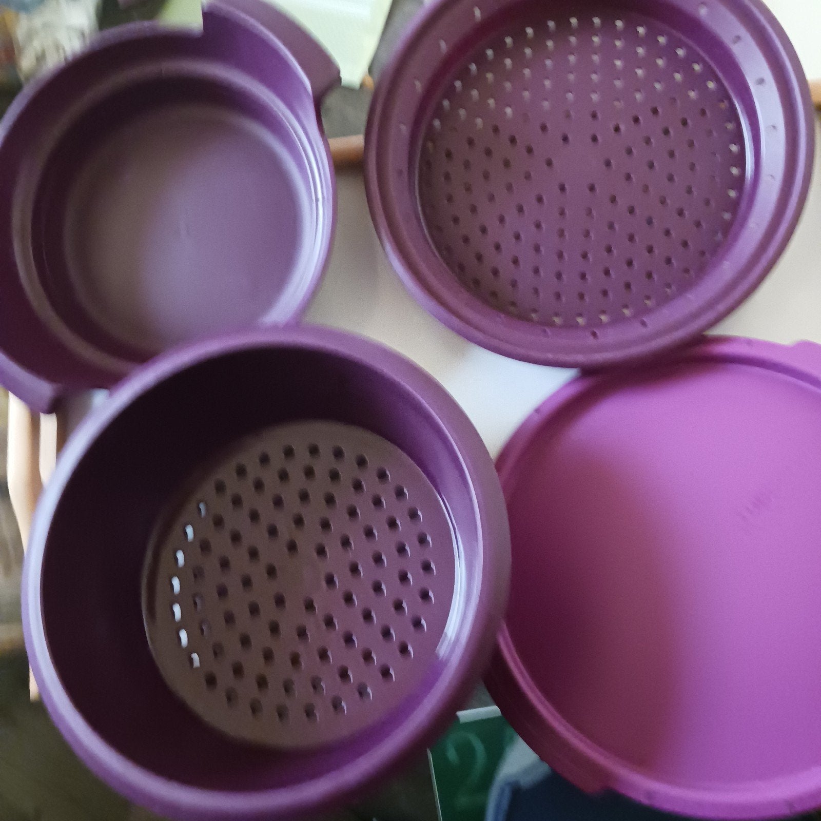 Microgolf stomer paars voor de magnetron, Huis en Inrichting, Ophalen of Verzenden, Nieuw, Paars, Overige typen