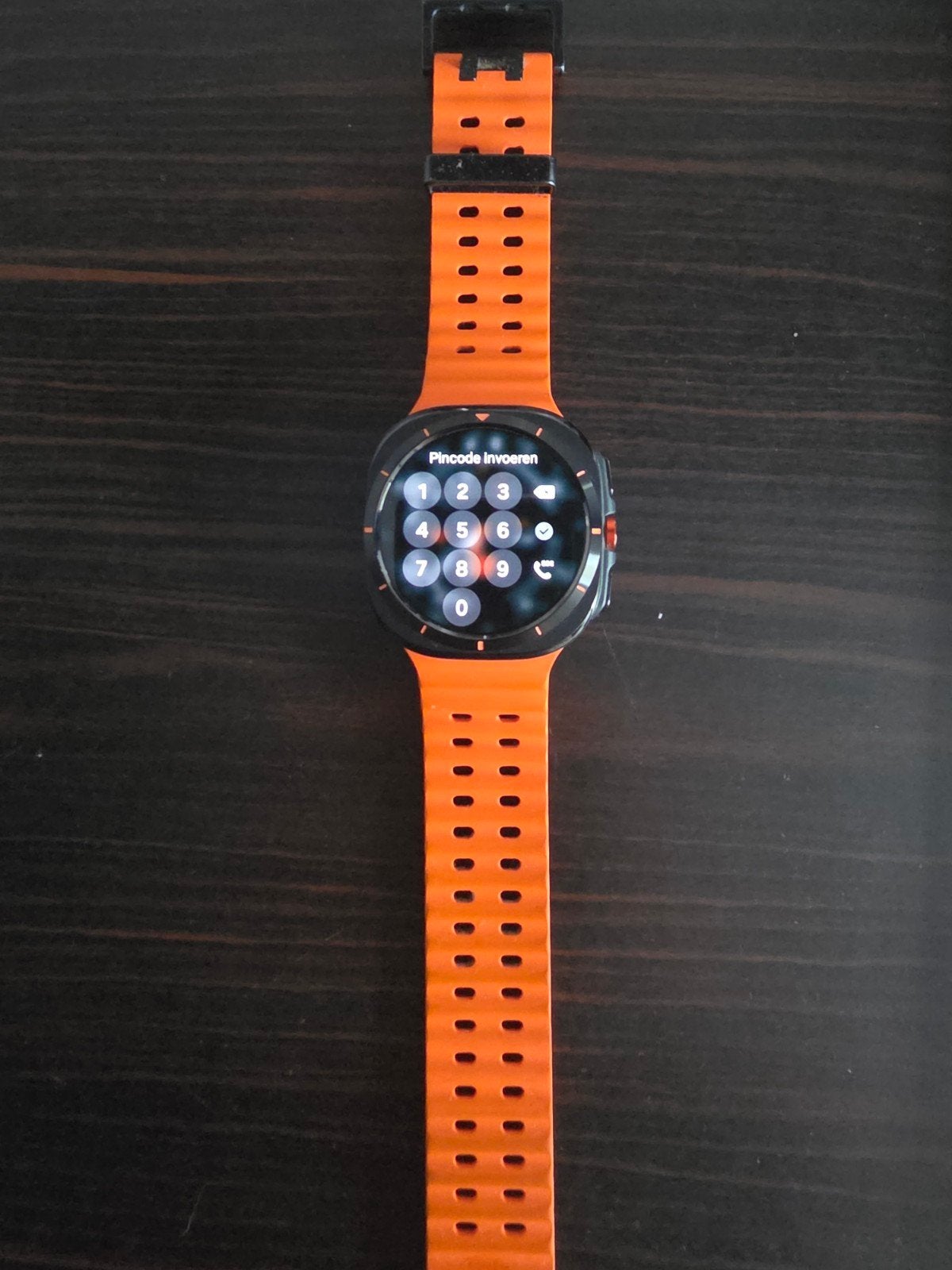 Samsung Galaxy Watch 5 Pro LTE 45mm Oranje, Oranje, Ophalen of Verzenden, Zo goed als nieuw, Samsung
