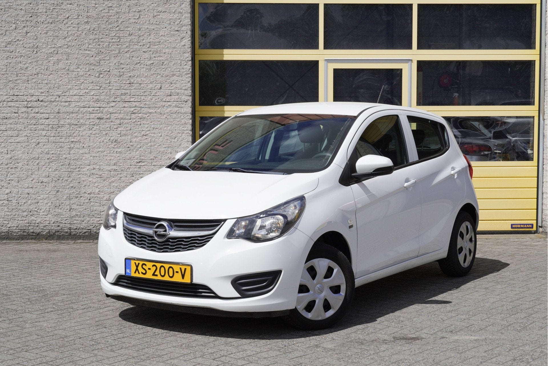 Opel KARL 1.0 ecoFLEX 5drs 120 Jaar Edition BJ2019 Audio ins, Auto's, Stof, Gebruikt, Wit, Origineel Nederlands
