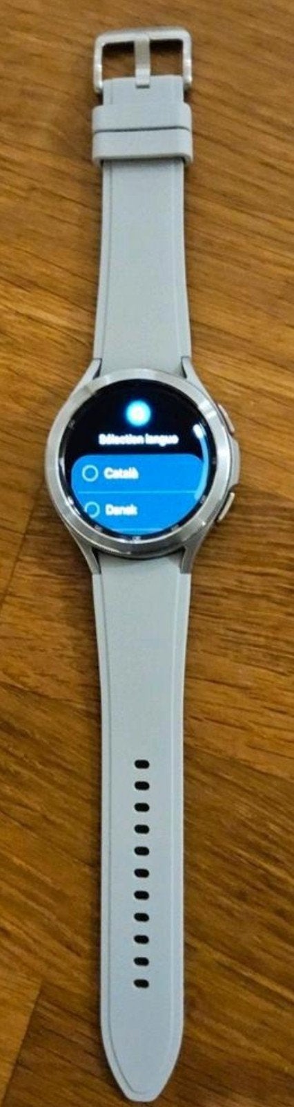 Samsung Galaxy smartwatch 4 classic. 46mm., Sieraden, Tassen en Uiterlijk, Smartwatches, Ophalen of Verzenden, Zilver, Android